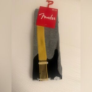 Fender Guitar Graphic Socks One Size NWT Official Merchandise